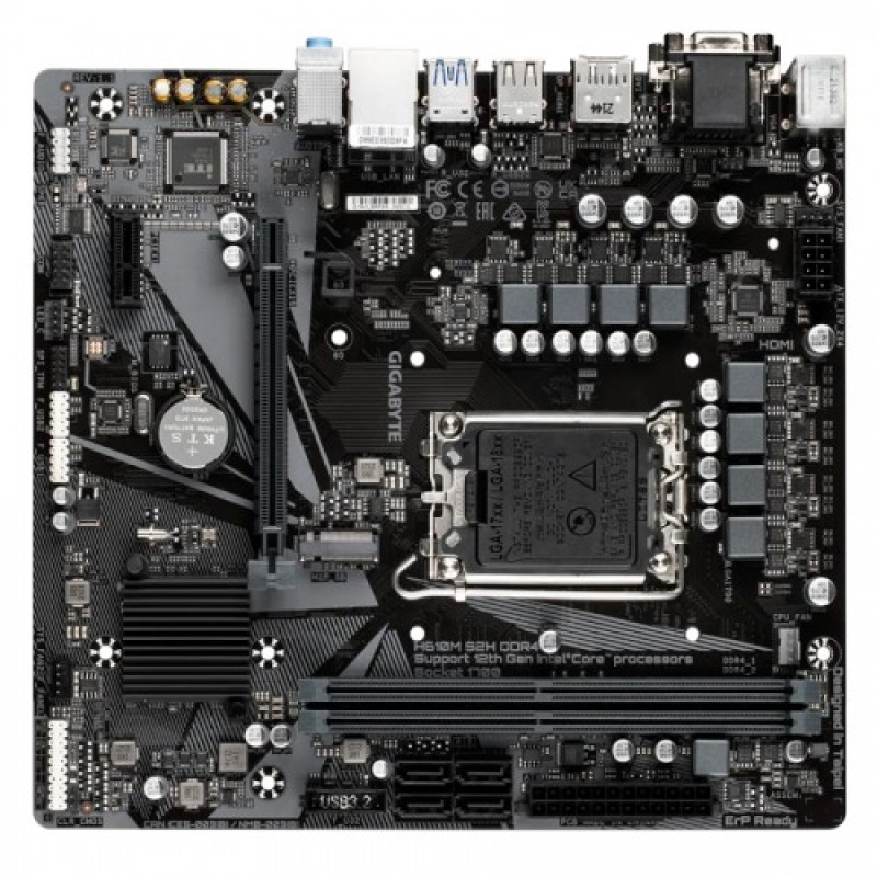 GIGABYTE H610M S2H DDR4 12th Gen Micro ATX Motherboard